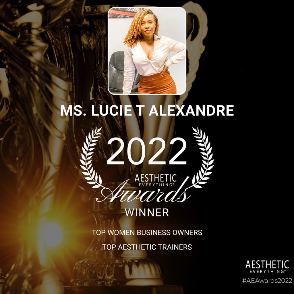Smooth Body Contour wins “Top Nonsurgical Procedures” Ms. Lucie T Alexandre wins “Top Aesthetic Trainers” in the 2022 Aesthetic Everything® Aesthetic and Cosmetic Medicine Awards