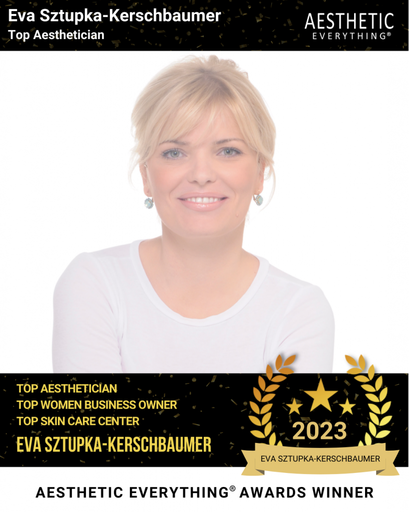 Eva Sztupka-Kerschbaumer wins “Top Aesthetician” and more in the 2023 Aesthetic Everything® Aesthetic and Cosmetic Medicine Awards