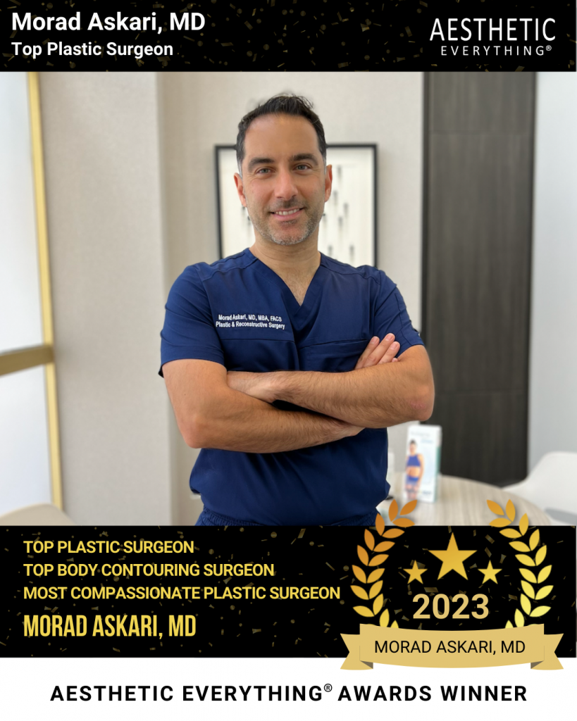 Morad Askari, MD wins “Top Plastic Surgeon” and more in the 2023 Aesthetic Everything® Aesthetic and Cosmetic Medicine Awards